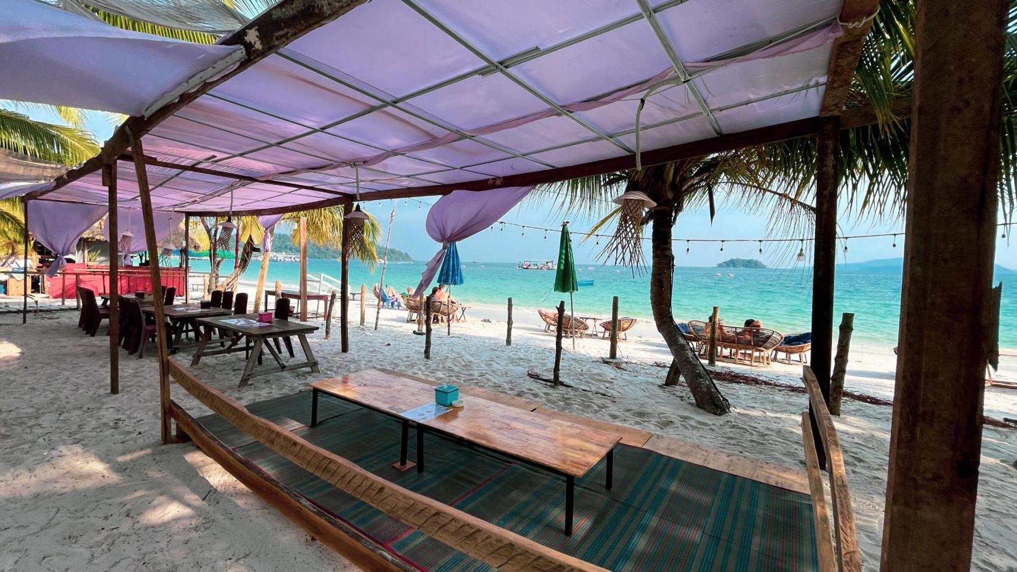 Koh Rong Beach Hostel And Bungalows Kaoh Touch Екстер'єр фото