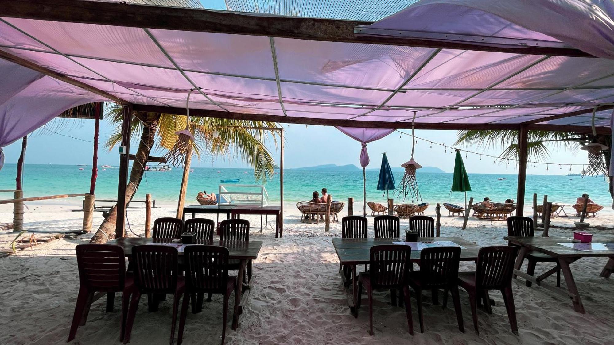 Koh Rong Beach Hostel And Bungalows Kaoh Touch Екстер'єр фото