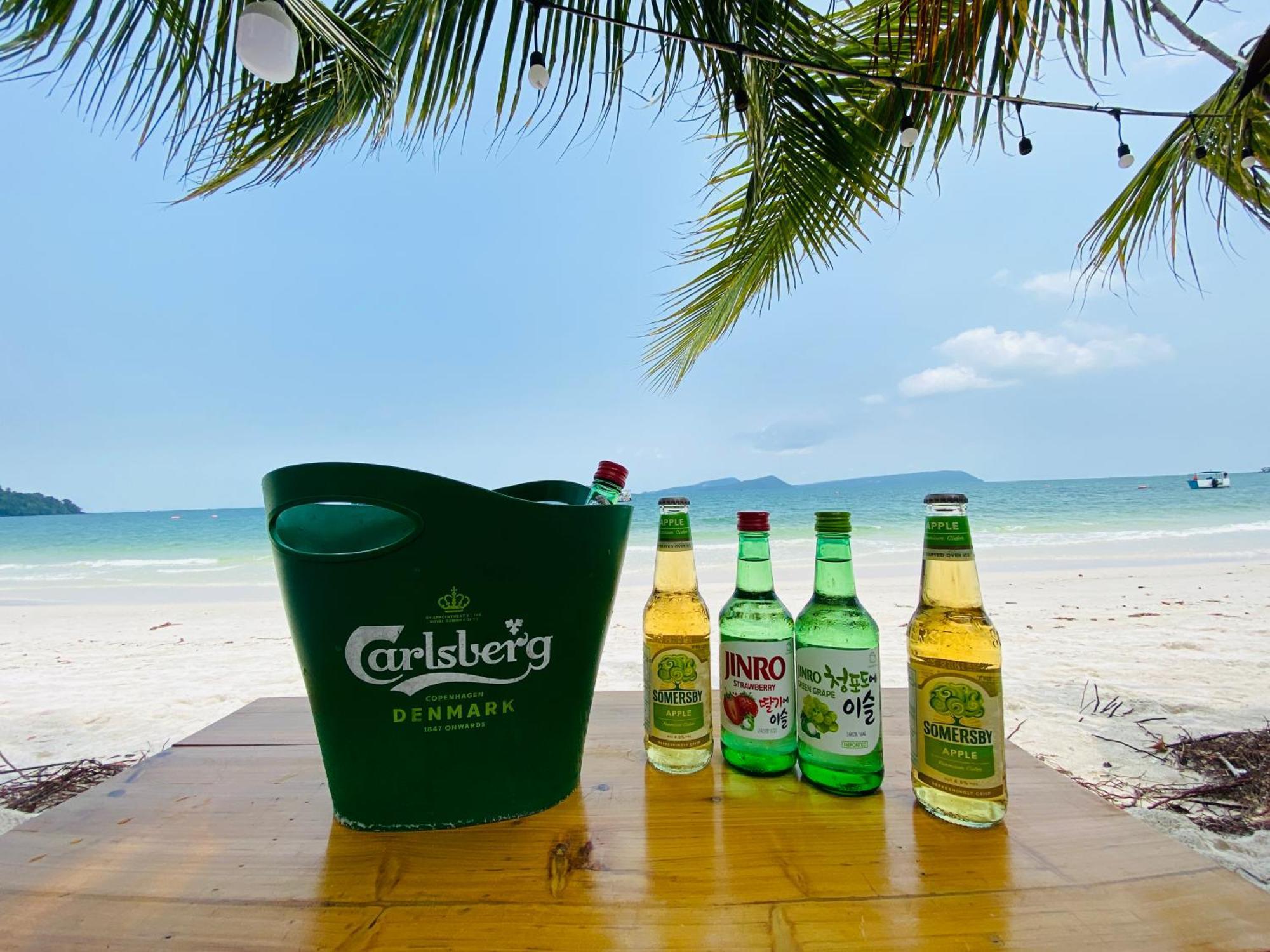 Koh Rong Beach Hostel And Bungalows Kaoh Touch Екстер'єр фото